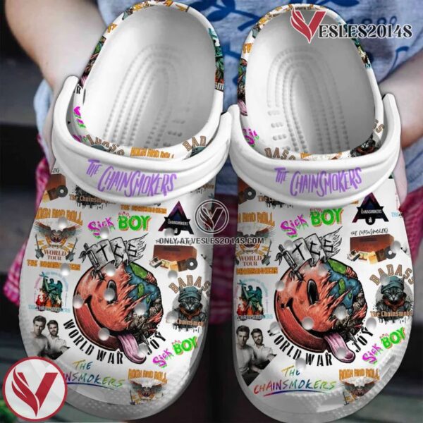 The Chainsmokers Music Crocs Crocband Clogs Shoes, Unique Gifts For Fans - Vesles2014S
