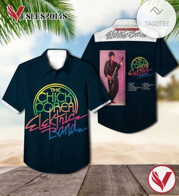 The Chick Corea Elektric Band Album Cover Hawaiian Shirt, Best Gift For Music Lovers Vesles2014S