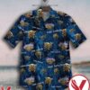 The Child Baby Yoda Navy Galaxy Hawaiian Shirt, Unique Gifts For Friends - Vesles2014S 1