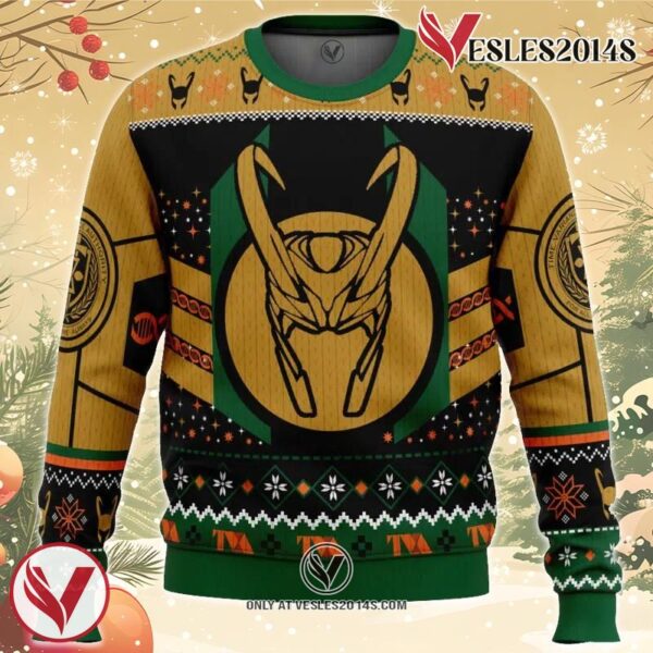 The Christmas Variant Loki Ugly Christmas Sweater, Unique Christmas Gift For Fans - Vesles2014S