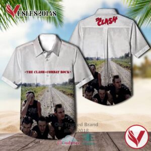 The Clash Combat Rock, The People's Hall Album Hawaiian Casual Shirt, Best Gift For Music Lovers Vesles2014S