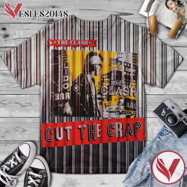 The Clash Cut The Crap Album Cover Shirt, Perfect Gifts For Music Lovers - Vesles2014S