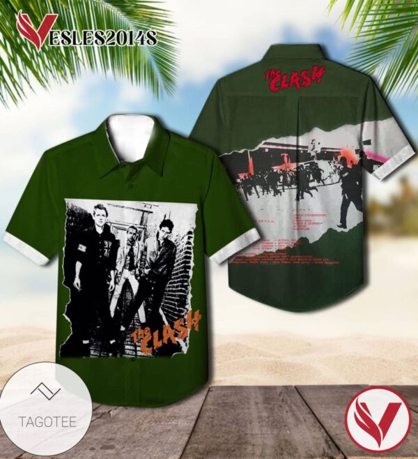 The Clash Debut Album Cover Hawaiian Shirt, Best Gift For Music Lovers Vesles2014S
