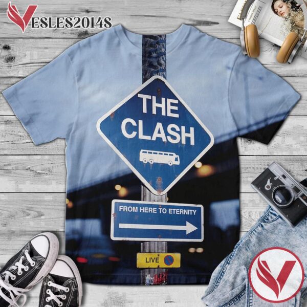 The Clash From Here To Eternity Live Album Cover Shirt, Perfect Gifts For Music Lovers - Vesles2014S