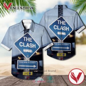 The Clash From Here to Eternity Live Casual Hawaiian Shirt, Best Gifts For Summer Vesles2014S