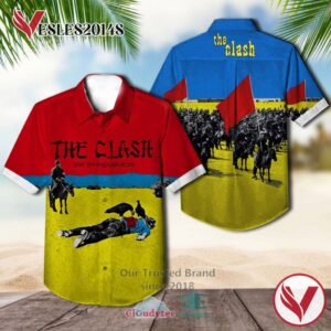 The Clash Give ‘Em Enough Rope Albums Hawaiian Shirt, Best Gift For Music Lovers Vesles2014S