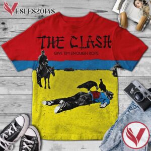 The Clash Give 'em Enough Rope Album Cover Shirt, Perfect Gifts For Music Lovers - Vesles2014S