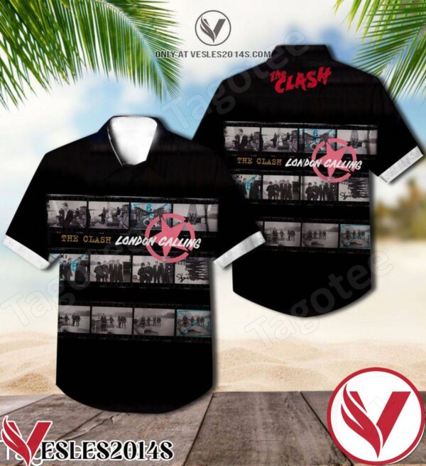 The Clash London Calling Hawaiian Shirt, Unique Gifts For Friends - Vesles2014S 1