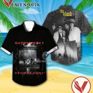 The Clash Sandinista Album Cover Style 2 Hawaiian Shirt, Unique Gifts For Music Lovers - Vesles2014S
