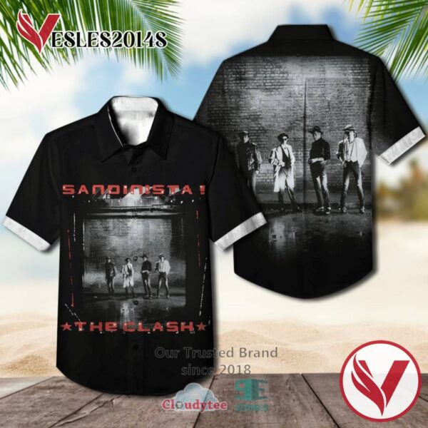 The Clash Sandinista Casual Hawaiian Shirt, Best Gifts For Summer Vesles2014S 1