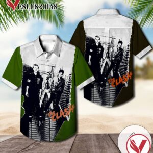 The Clash The Debut Studio Album Cover Hawaiian Shirt, Best Gift For Music Lovers Vesles2014S