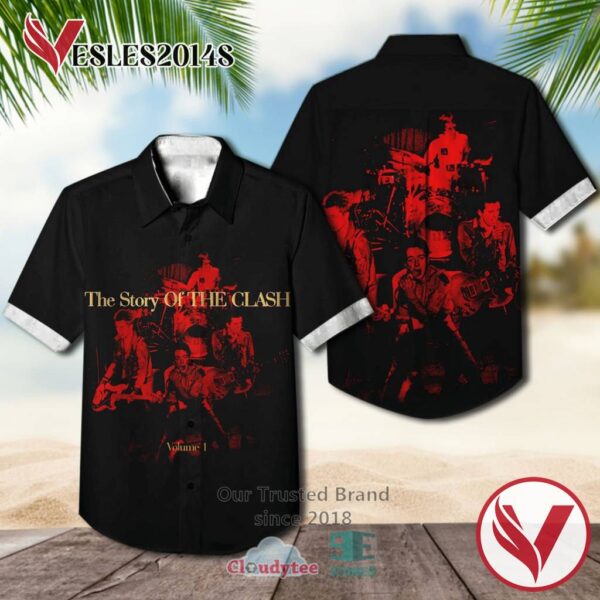 The Clash The Story of TCLS Casual Hawaiian Shirt, Best Gifts For Summer Vesles2014S 1