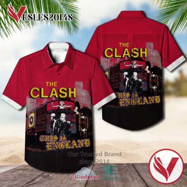 The Clash This Is England Casual Hawaiian Shirt, Best Gifts For Summer Vesles2014S 1