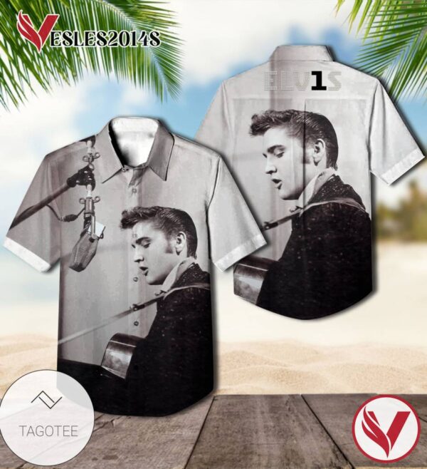 The Complete Elvis Presley Masters Album Cover Hawaiian Shirt, Best Gift For Music Lovers Vesles2014S