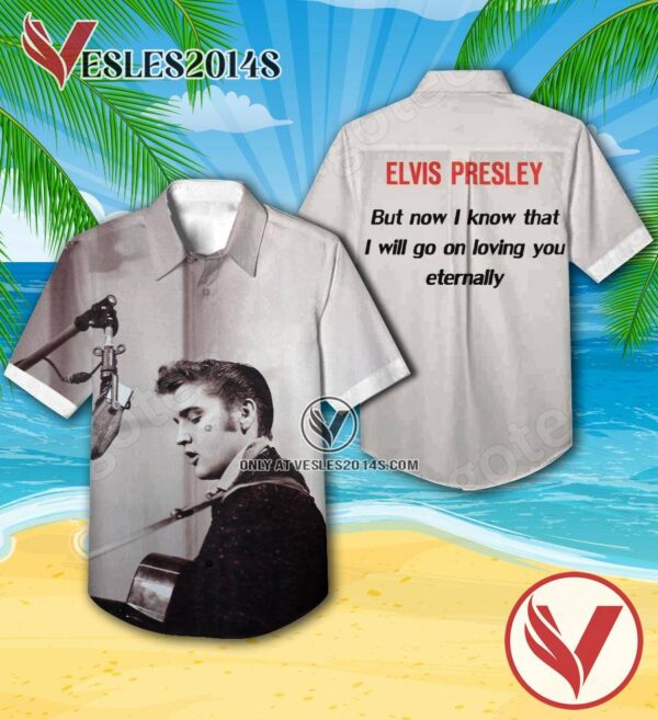 The Complete Elvis Presley Masters Album Cover Hawaiian Shirt, Unique Gifts For Music Lovers - Vesles2014S