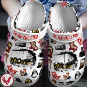 The Conjuring Movie Crocs Crocband Clogs Shoes Comfortable For Men Women and Kids Style 2 - Vesles2014S