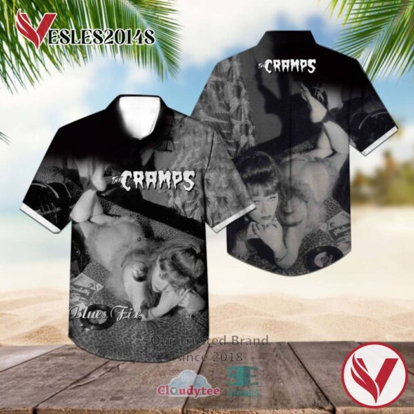 The Cramps Band Blues Fix Album Hawaiian Shirt, Best Gift For Music Lovers Vesles2014S