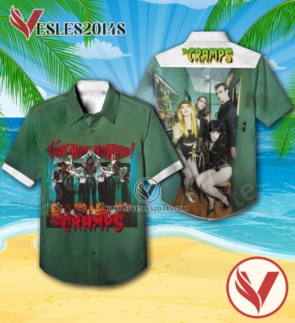 The Cramps Look Mom No Head Album Cover Hawaiian Shirt, Unique Gifts For Music Lovers - Vesles2014S