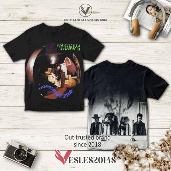 The Cramps Psychedelic Jungle Album 3D Shirt, Perfect Gifts For Music Lovers - Vesles2014S