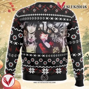 The Crazier You Are, The More You Love Christmas Kakegurui Ugly Christmas Sweater, Unique Christmas Gift For Fans - Vesles2014S 1