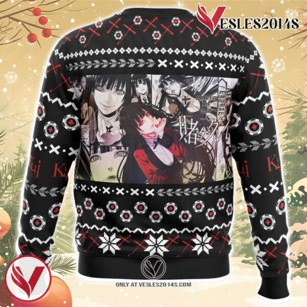 The Crazier You Are, The More You Love Christmas Kakegurui Ugly Christmas Sweater, Unique Christmas Gift For Fans - Vesles2014S 1