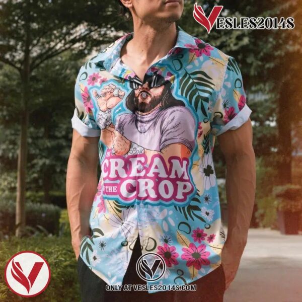 The Cream of the Crop Randy Savage Pop Culture Hawaiian Button Up Shirt, Perfect Gifts For Anime Lovers - Vesles2014S 2