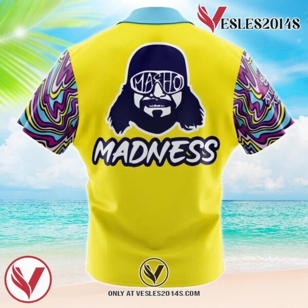 The Cream of the Crop Trippy Randy Savage Pop Culture Hawaiian Button Up Shirt, Perfect Gifts For Anime Lovers - Vesles2014S 1