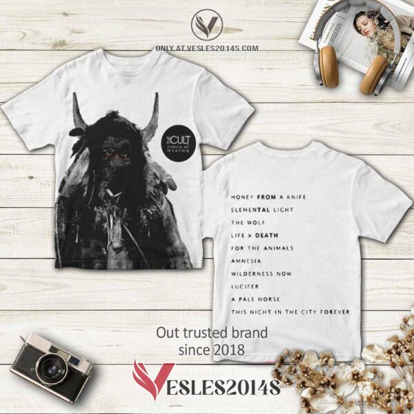 The Cult Choice of Weapon Album 3D Shirt, Perfect Gifts For Music Lovers - Vesles2014S