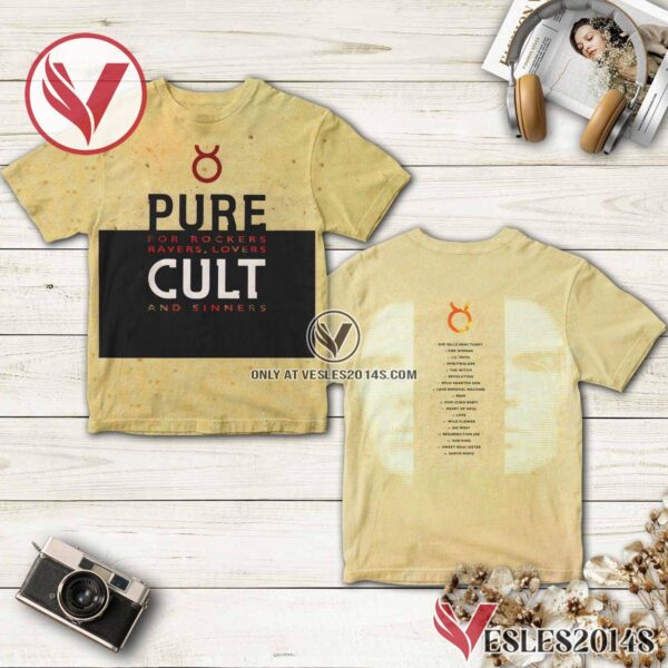 The Cult Pure Cult For Rockers, Ravers, Lovers, And Sinners Album Cover Shirt, Unique Gifts For Music Lovers - Vesles2014S