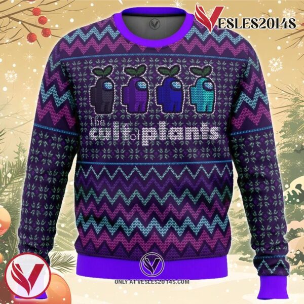 The Cult of Plants Among Us Ugly Christmas Sweater, Unique Christmas Gift For Fans - Vesles2014S