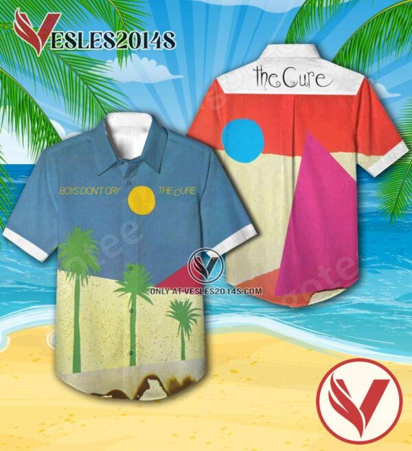 The Cure Boys Don’t Cry Album Cover Hawaiian Shirt, Unique Gifts For Music Lovers - Vesles2014S