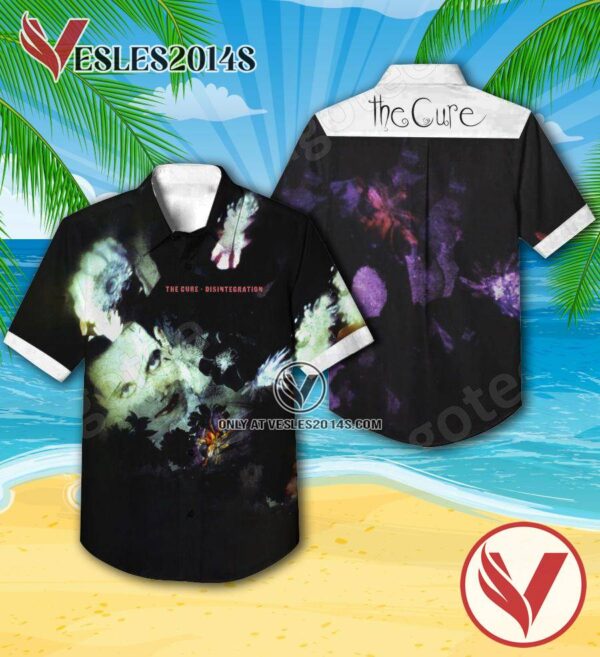 The Cure Disintegration Album Cover Hawaiian Shirt, Unique Gifts For Music Lovers - Vesles2014S