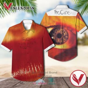 The Cure Kiss Me, Kiss Me, Kiss Me 1987 Casual Hawaiian Shirt, Best Gifts For Summer Vesles2014S