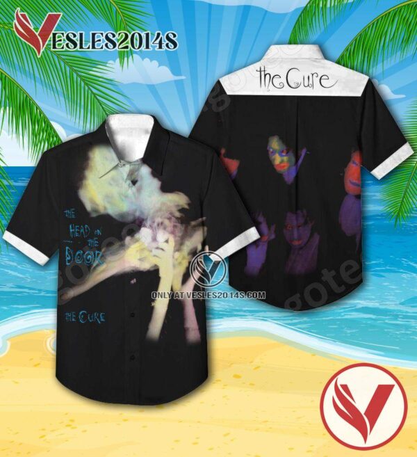The Cure The Head On The Door Album Cover Hawaiian Shirt, Unique Gifts For Music Lovers - Vesles2014S