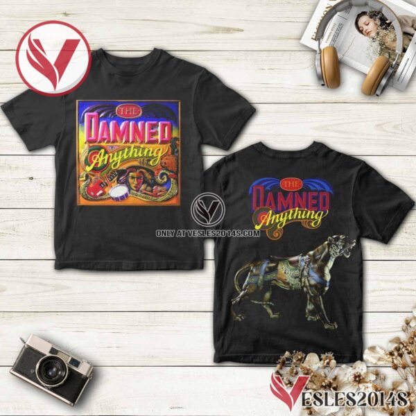 The Damned Anything Album Cover Shirt, Unique Gifts For Music Lovers - Vesles2014S