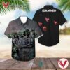 The Damned Band The Black Album black Hawaiian Shirt, Best Gift For Music Lovers Vesles2014S