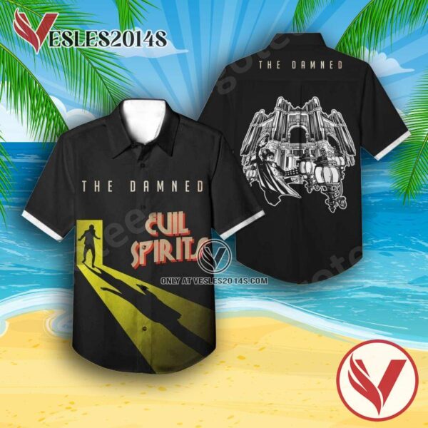 The Damned Evil Spirits Album Cover Hawaiian Shirt, Unique Gifts For Music Lovers - Vesles2014S