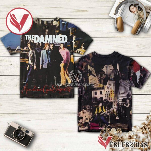The Damned Machine Gun Etiquette Album Cover Shirt, Unique Gifts For Music Lovers - Vesles2014S