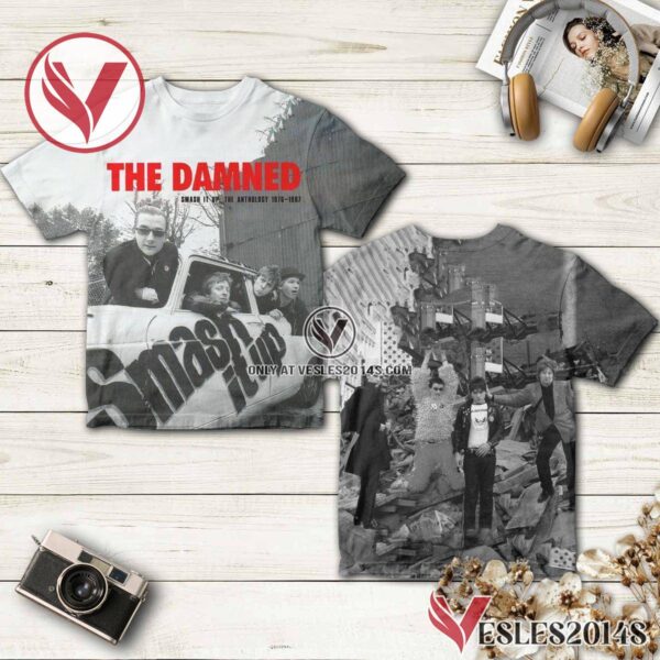 The Damned Smash It Up The Anthology 1976-1987 Compilation Album Cover Shirt, Unique Gifts For Music Lovers - Vesles2014S