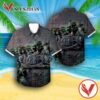 The Damned The Black Album Cover Hawaiian Shirt, Unique Gifts For Music Lovers - Vesles2014S