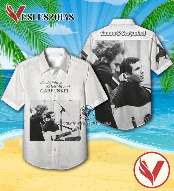 The Definitive Simon And Garfunkel Compilation Album Cover Hawaiian Shirt, Unique Gifts For Music Lovers - Vesles2014S