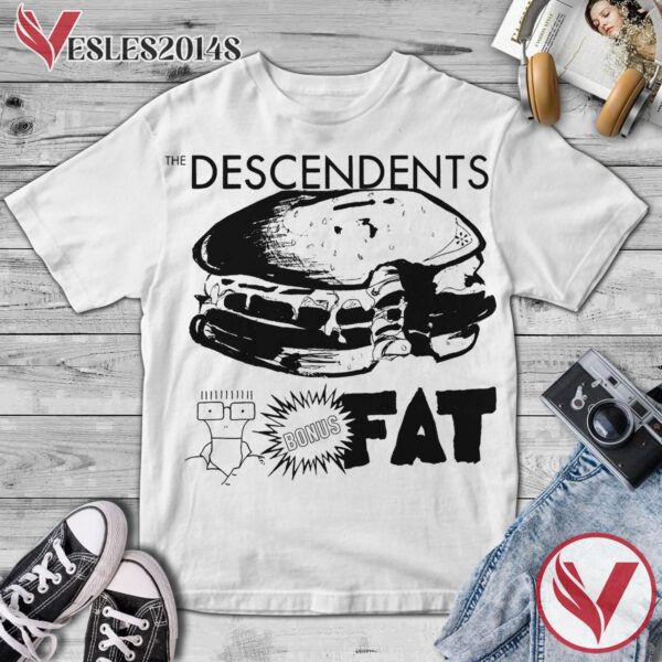 The Descendents Bonus Fat Compilation Album Cover Shirt, Perfect Gifts For Music Lovers - Vesles2014S