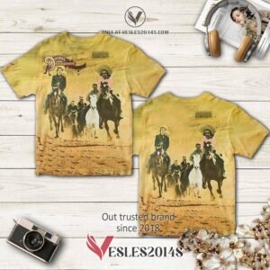 The Doobie Brothers Band Stampede Album 3D T-Shirt, Perfect Gifts For Music Lovers - Vesles2014S