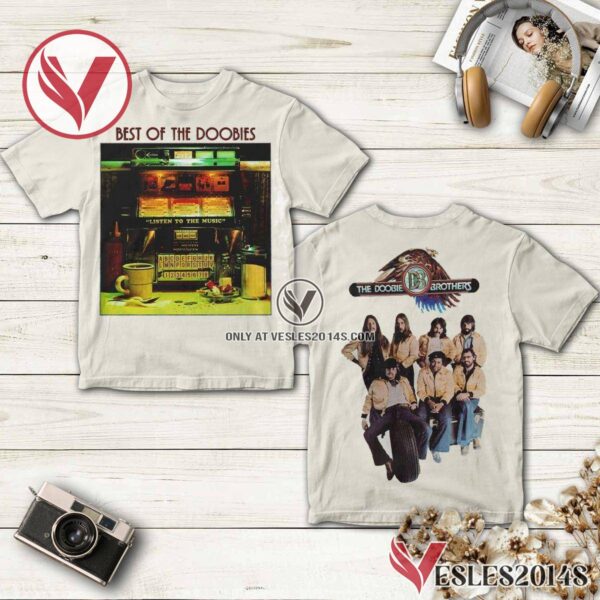 The Doobie Brothers Best Of The Doobies Album Cover Shirt, Unique Gifts For Music Lovers - Vesles2014S