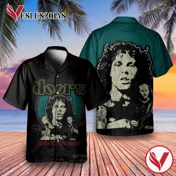 The Doors Vintage Album Hawaiian Shirt, Best Gift For Music Lovers Vesles2014S