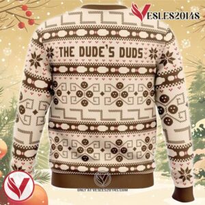 The Dude’s Duds The Big Lebowski Ugly Christmas Sweater, Unique Christmas Gift For Fans - Vesles2014S 1