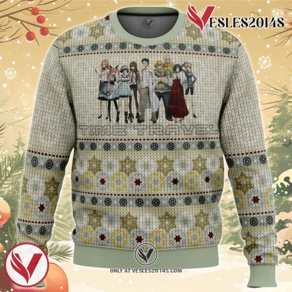 The Elite Team Steins Gate Ugly Christmas Sweater, Unique Christmas Gift For Fans - Vesles2014S