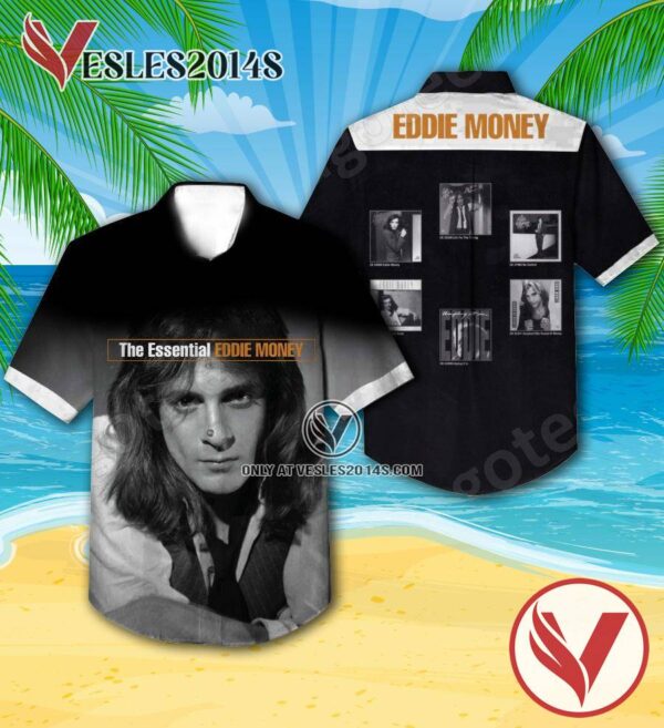 The Essential Eddie Money Compilation Album Cover Hawaiian Shirt, Unique Gifts For Music Lovers - Vesles2014S
