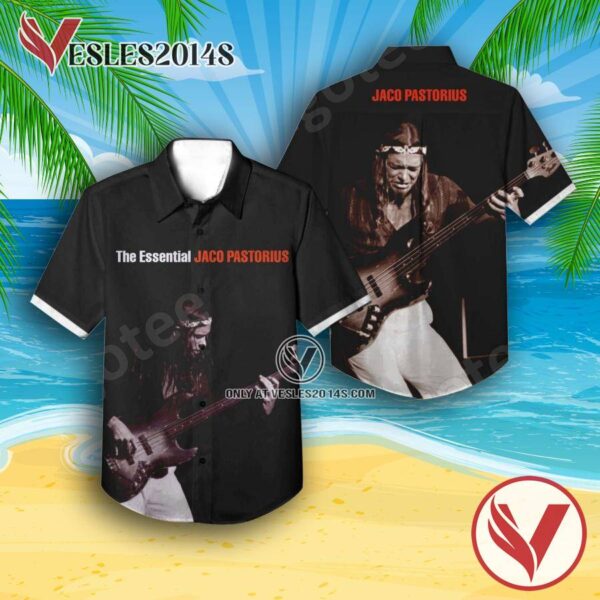 The Essential Jaco Pastorius Album Cover Hawaiian Shirt, Unique Gifts For Music Lovers - Vesles2014S