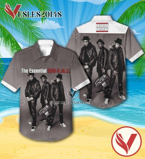 The Essential Run-d.m.c. Compilation Album Cover Hawaiian Shirt, Unique Gifts For Music Lovers - Vesles2014S